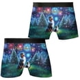 thumbnail image 3 of Happy New Year Australian Shepherd Family Cheer Winter Midnight Firework All Over Print Boxer Briefs Underwear for Men Dad Aussie Dog Lover Gifts - 02025, 3 of 6