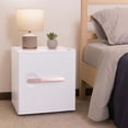 thumbnail image 2 of Frigidaire 1.6-Cu. Ft. Retro Compact Bar Refrigerator, Side Bottle Opener, White/Rose Gold, 2 of 6