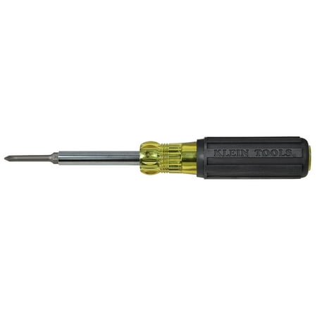 Klein Tools 32560 6-in-1 Extended Screwdriver and Nut (Best Nut Drivers For Electricians)