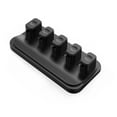 thumbnail image 3 of Magnetic Cable Holder Desktop Wire Organizer Cable Clip Protector Cord Winder Self-Adhesive USB Charging Line Management Black non-magnetic, 3 of 6