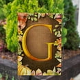 thumbnail image 3 of America Forever Fall Monogram Garden Flag Letter G 12.5 x 18 inches Double Sided, Pumpkin Autumn Leaves Harvest Seasonal Outdoor Decor, Holiday Outside Yard Decorations, 3 of 5