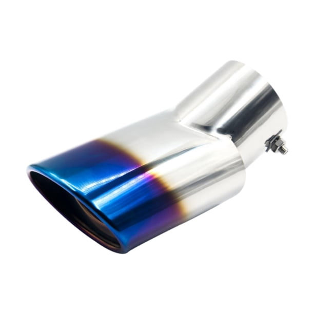Decoración de silenciador de de automóvil genérico Accesorios para automóviles Punta de tubo de Azul