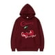 thumbnail image 1 of WILLBEST Sudaderas Navideñas Sudadera con Capucha para Hombre, Diseño De Cereza, Manga Larga, con Cordón, Informal, 2 Piezas Chica, 1 of 3