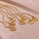 thumbnail image 2 of Collar con letras inglesas huecas en forma de corazón para mujer, collar creativo con nombre de flor de amor de acero inoxidable, 2 of 4