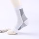 thumbnail image 3 of EeaseMX 2 pares de calcetines de compresión para fascitis plantar, calcetines deportivos elásticos de soporte para el tobillo, tallas X/XL (blanco y negro), 3 of 7