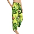 thumbnail image 2 of Daiia Kiwi and Avocado Women's Sleep Pant with Pockets and Drawstring,Pajama Pants-Medium, 2 of 9