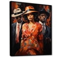 thumbnail image 2 of Designart "Celebrating the Harlem Renaissance I" Harlem Renaissance Floater Framed Canvas Print, 2 of 7