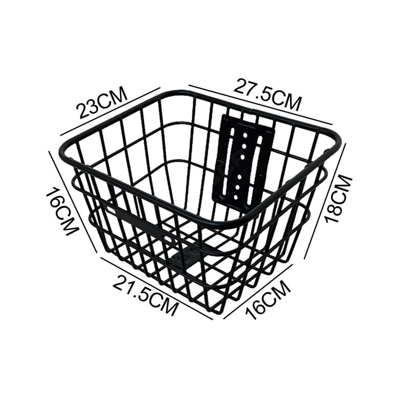 Hanging Basket Carryings Black Accessories Front Basket for Hanging Basket Carryings Black Accessories Front Basket for