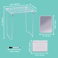 thumbnail image 6 of Lockermate By Bostitch 4-Piece Locker Kit with 12" Stac-A-Shelf, White, 6 of 7