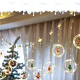 thumbnail image 4 of Cadena De Luces Led De Navidad 5V Ventana De Navidad Luz Colorida Luz Decorativa De Hadas De Navidad Con Colgante De Gancho Para Fiesta De Dormitorio De Jardín Methold HA013192-00, 4 of 7
