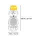 thumbnail image 3 of 6pcs Portable Drinking Bottle Bear Shape Beverage Bottle Kids Bottle Transparent, 3 of 3