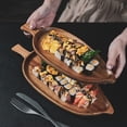 thumbnail image 2 of beisidaer Acacia Leaf Shaped Tray, Snack Tray - Suitable For Desserts And Party Trays - small, 2 of 5