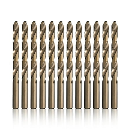 Drill America DWDCO6P12 #6 Cobalt Drill Bit (Pack of 12) DWDCO Series