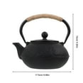 thumbnail image 2 of FONDOTIN Stove Top Water Kettle Metal Heating Black 1Pcs, 2 of 6