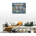 thumbnail image 5 of Nautical Wall Art Inspirational Scripture Fish Pictures Fishing Wall Decor Motivational God Says You Are Picture Canvas Painting Prints Framed Artwork Decor for Bedroom Bathroom Living Room 12"x16", 5 of 6