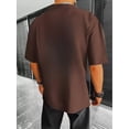 thumbnail image 3 of Playera Hombre Oversized Manga Corta Relajado Pure Color Pop, 3 of 5