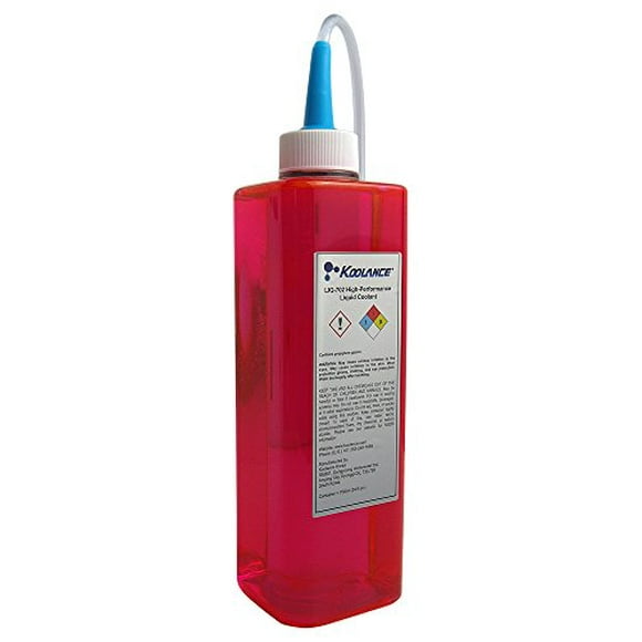 Koolance LIQ-702RD-B 702 Liquid Coolant, High-Performance, UV Red, 700ml (24 fl oz)