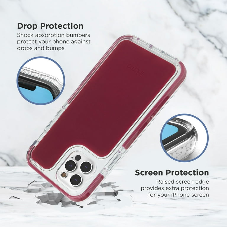 Team Luxury Designed for iPhone 12 Case iPhone 12 Pro Case, Shockproof Rugged Ultra Impact Resist Anti-Scratch Protective Case for iPhone 1212