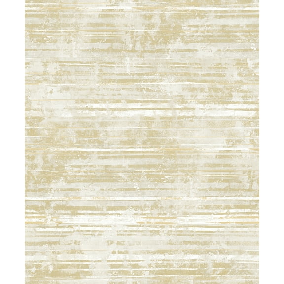 Decorline Makayla Apricot Stripe Wallpaper, 21-in by 33-ft, 57.8 sq. ft