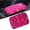 Rose Red, variant on Bling Car Center Console Cover, Crystal Rhinestone Fluffy Automotive Armrest Seat Box Cushion Pad, Soft Comfortable Diamond Arm Rest Protection Mat, Universal Vehicle Accessories (Red)