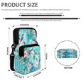 thumbnail image 6 of FUIALDOLG Bird Flower Watercolor Print with Pocket Crossbody Purse, Polyester Crossbody Bag Lightweight Crossbody Bags for Work Travel, 6 of 7