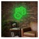 thumbnail image 3 of Letrero De Neón LED Con Forma Cámara Para Pared, Ideal Para Estudio Fotográfico, Decoración Creativa, Dormitorio, Sala Juegos, 19.6918.23in/5046.3cm, 3 of 6