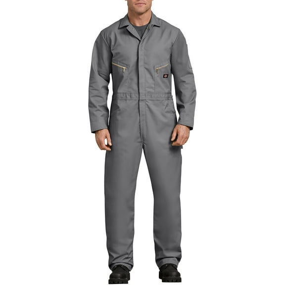 Mens Deluxe Blended Coverall, Gray - M S