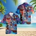 thumbnail image 2 of Netecom Bagpipes Player Hawaiian Shirt for Men, Button Down Summer Beach Short Sleeve, S-5XL, 2 of 6