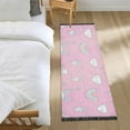 thumbnail image 3 of Yayeee Runner Rug for Bedroom 2'x6' Machine Washable Hallway Non Slip Mat, Ice Cream Rainbow Pattern, 3 of 8