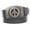 Grey, variant on 1 1/2" Snap On Rhinestone Peace Symbol Love Sign Hollow Out Buckle With Leather Belt