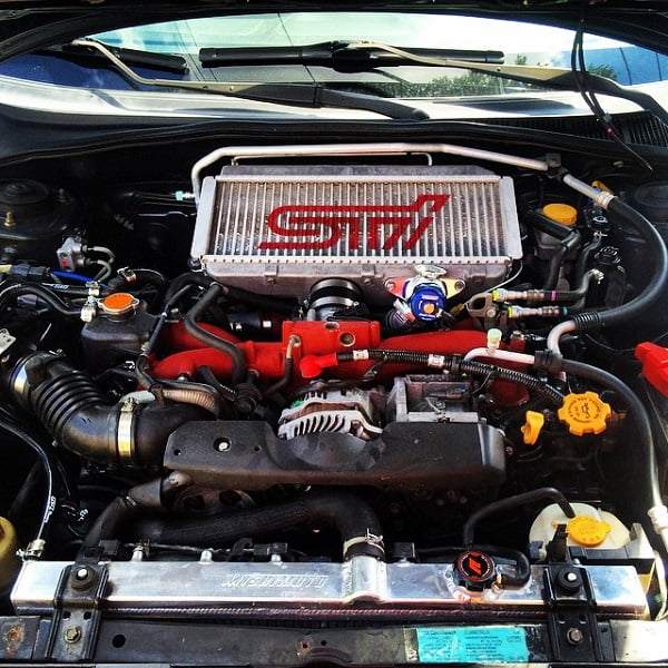 Mishimoto MMRAD-STI-08 Performance Aluminum Radiator, Compatible with Subaru Impreza WRX & STI, 2008-2019