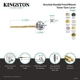 thumbnail image 4 of Kingston Brass KTRNK0 Levante Front Mount Toilet Tank Lever with Knurled Handle in Matte Black, 4 of 5