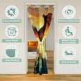 thumbnail image 2 of Mysterious Wildlife Door Curtain 84"x52" 1 Panel,DragonDoorway Curtain for Bedroom,Jungle Animals Closet Door Curtain Adults, 2 of 5