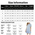 thumbnail image 2 of Mohiass Women's Tunic Mini Shirt Dress Cotton Short Sleeve Ruffle Hem Dress Button Up Shift Chambray Dresses Pink XL, 2 of 5