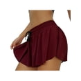 thumbnail image 1 of Jupe-short de Sport pour Femmes, Jupe Taille Haute Unie avec Short Intégré, 1 of 4