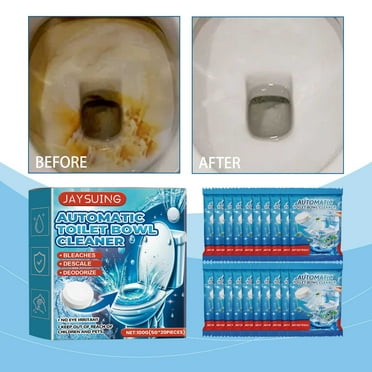 BGZLEU Automatic Toilet Bowl Cleaner Tablets, Bathroom Toilet Tank Cleaner, Automatic Toilet Descaler, Toilet Mold Remover, Toilet Bowl Cleaners Remove Rust for All Toilet Bowl (20 PACK)