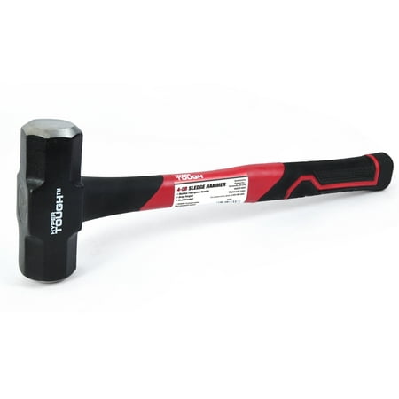 Hyper Tough 4 lb Small Sledge Hammer with Fiberglass Handle