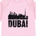 thumbnail image 4 of Inktastic Dubai City Skyline with Grunge Boys or Girls Long Sleeve Baby Bodysuit, 4 of 5