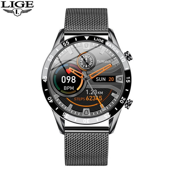 Mistaha LIGE Bangwei Multifunctional Smart Watch Bluetooth Call Pedometer Blood Pressure Heart Rate Detection Waterproof Watch Walmart
