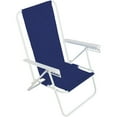 thumbnail image 2 of RIO Ipanema Adjustable Beach Chair, White Multi Stripe, 2 of 2