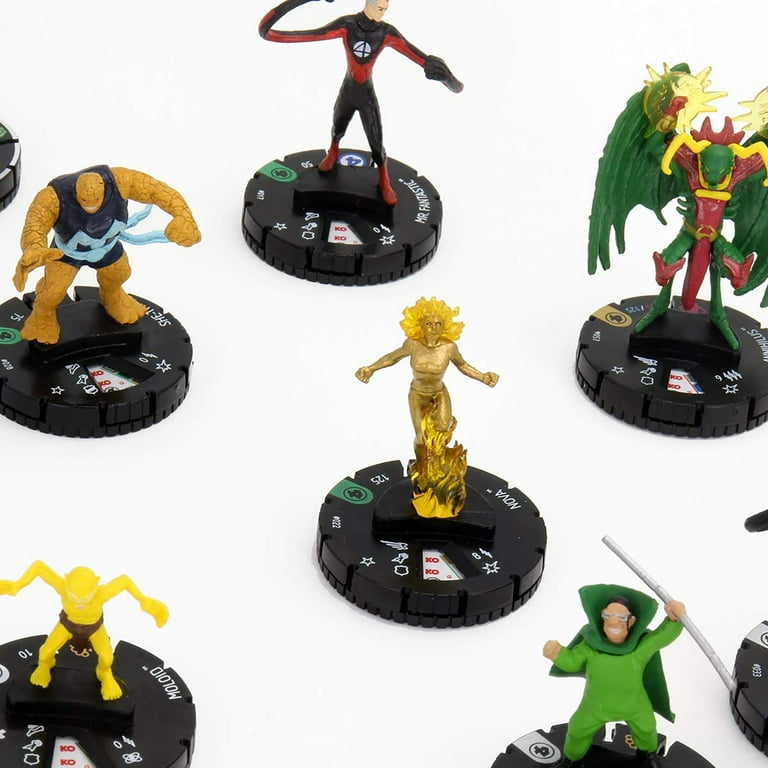 heroclix marvel 50体　遊べるフィギュアシリーズ Marvel HeroClix: Fantastic Four Booster Brick - 50 Figures