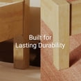thumbnail image 5 of LIFEMENT Full Signature Wood Platform Bed Frame Natural, Noise-Free, Under Bed Storage, No Box Spring Needed, Easy Assembly, 5 of 9