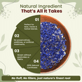thumbnail image 2 of Natural Way Cornflower Blue Petals | Premium Natural Herbal Tea | Caffeine-Free Floral Blend | 100% Pure Dried Petals (2 Oz), 2 of 6