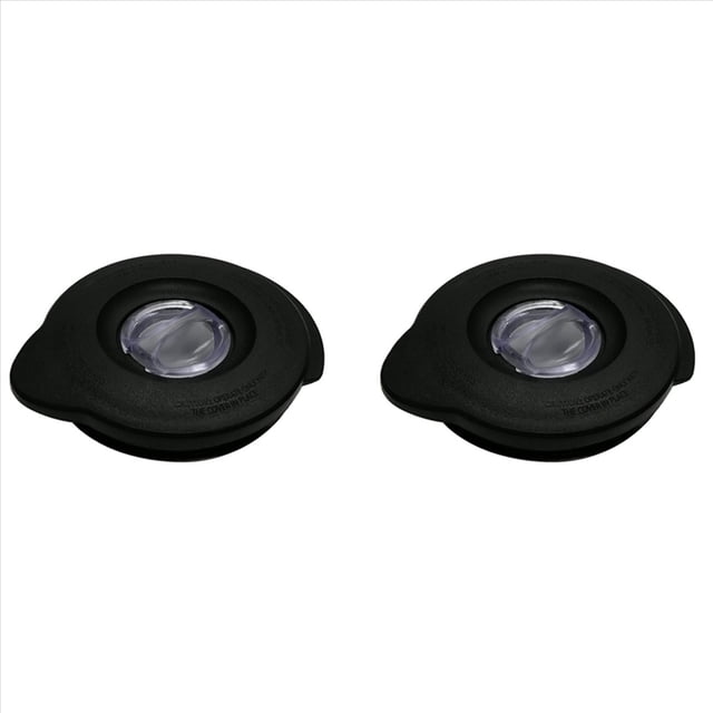 2X Classic Series Blender Jar Lid for Blender Juicer Lid Cup Lid,2 * Lid,black