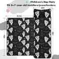 thumbnail image 5 of Hand and Bat Gothic Pattern Teens Toddler Nap Mat with Pillow, Sleeping Mat Bag for Preschool Daycare 59"x22", 5 of 6