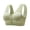 Green, variant on Wireless Bras for Women Easy Access Front Closure No Show Smooth Finish Lightweight No Show Design Modern Minimal Look Weekend Lounge Style Secure Hold without Bulk Summer Gray 3XL