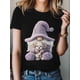 thumbnail image 2 of Cute Gnome Women's T-Shirt, Short Sleeve Tee Shirts Casual Tops Cute Style Crewneck T Shirt for Women, 2 of 8
