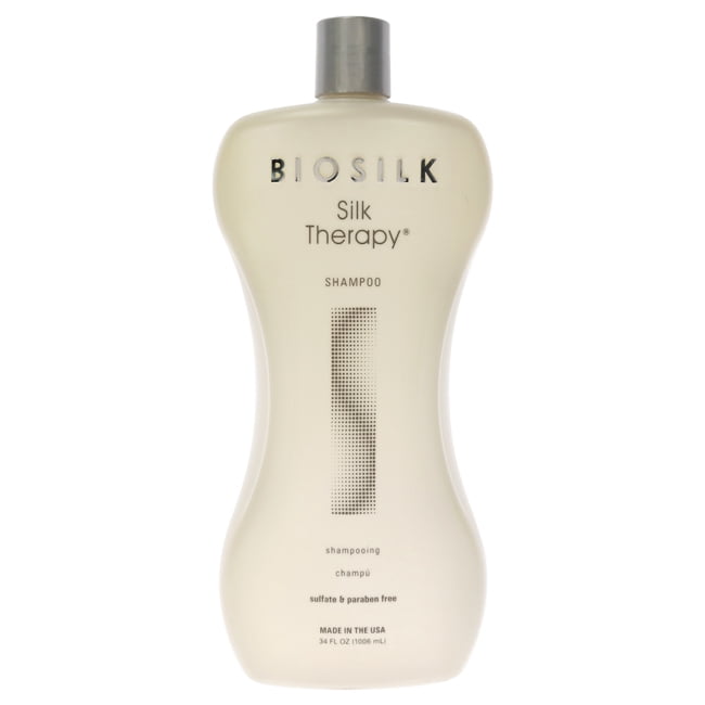 BioSilk Silk Therapy Shampoo, 34 oz, for smooth and manageable