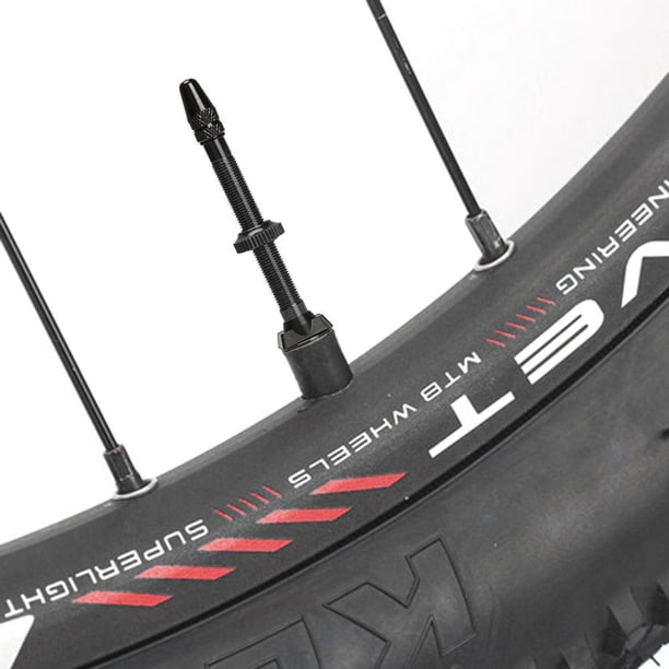 Válvulas extensoras de bicicleta de carretera MTB 1 par de vástagos de válvula Presta sin cámara de aluminio para bicicleta