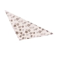 thumbnail image 1 of Methold Bufanda triangular de baba de algodón para mantener el calor, toalla para mascotas, regalo para cuello de 25-45cm Ropa para mascotas flores blancas Methold PT003847-05, 1 of 6